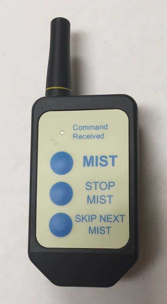 Remote Transmitter for White Remote Receiver MistAway Systems