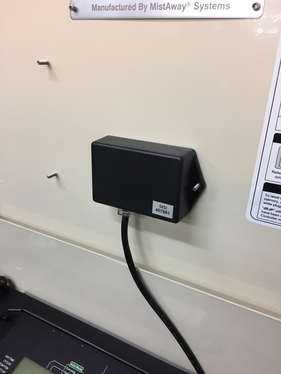 Gen 3 Replace Remote Receiver MistAway Systems