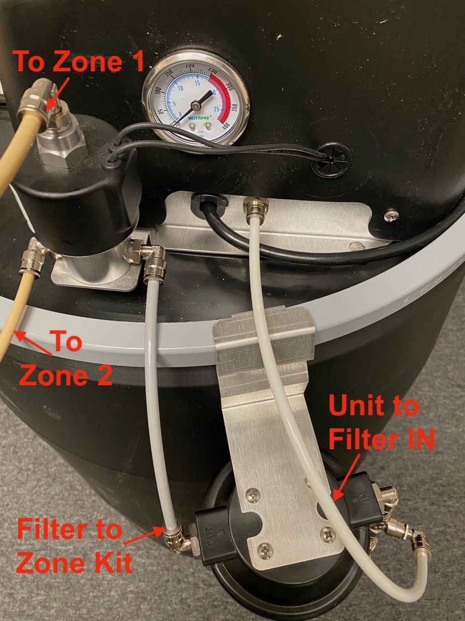Gen 1.3 Option Zone Kit MistAway Systems